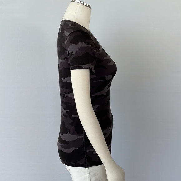 NWT Athleta Organic Cotton Camo T Black Size X Small - Picture 7 of 11